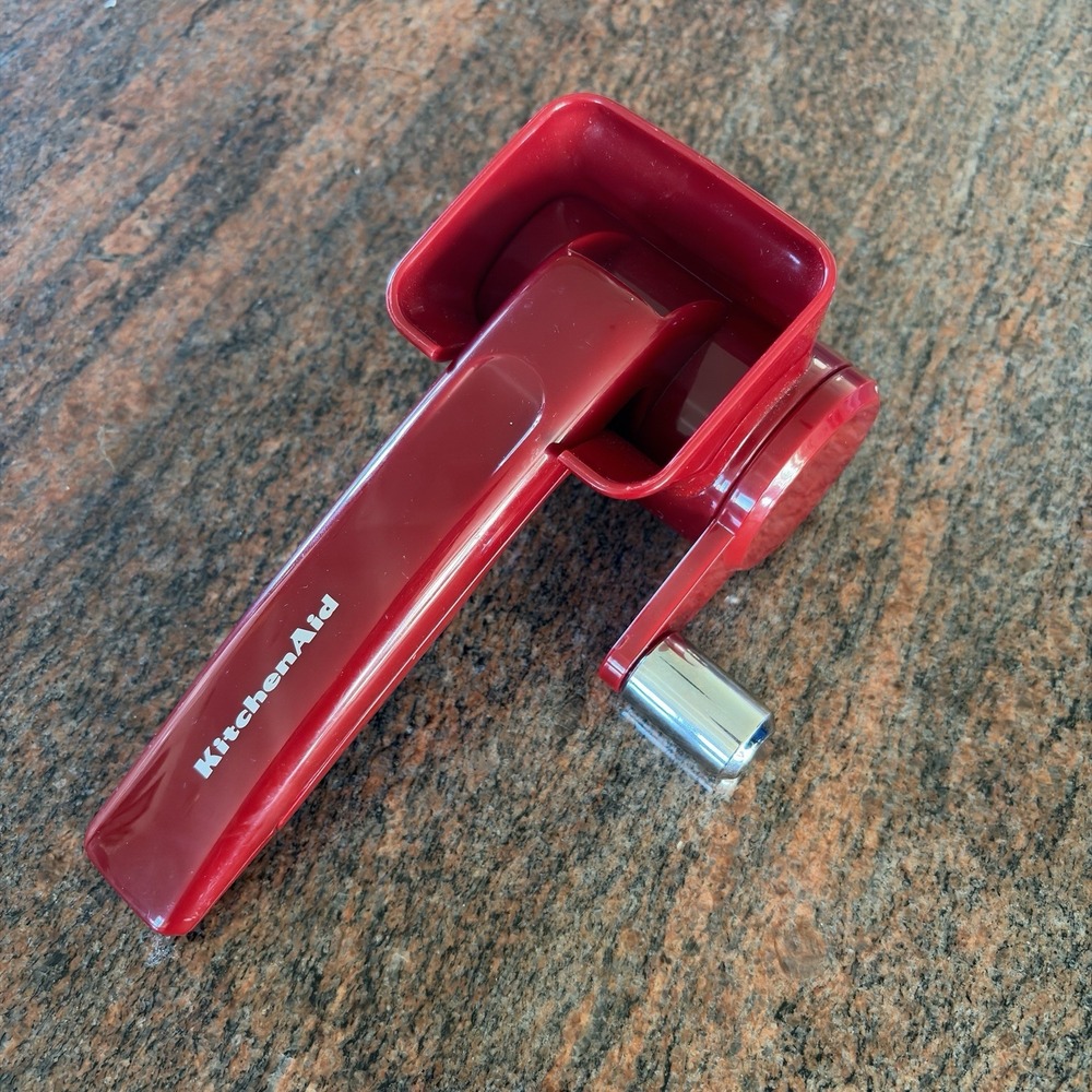 KitchenAid Rotary Grater Red New  Ideal for Cheeses Nuts & Chocolate